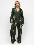 Cyberjammies Leopards Long Pyjama Set, Olive