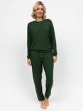 Cyberjammies Slouch Long Pyjama Set, Olive