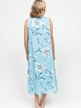 Cyberjammies Madelyn Floral Long Nightdress, Blue