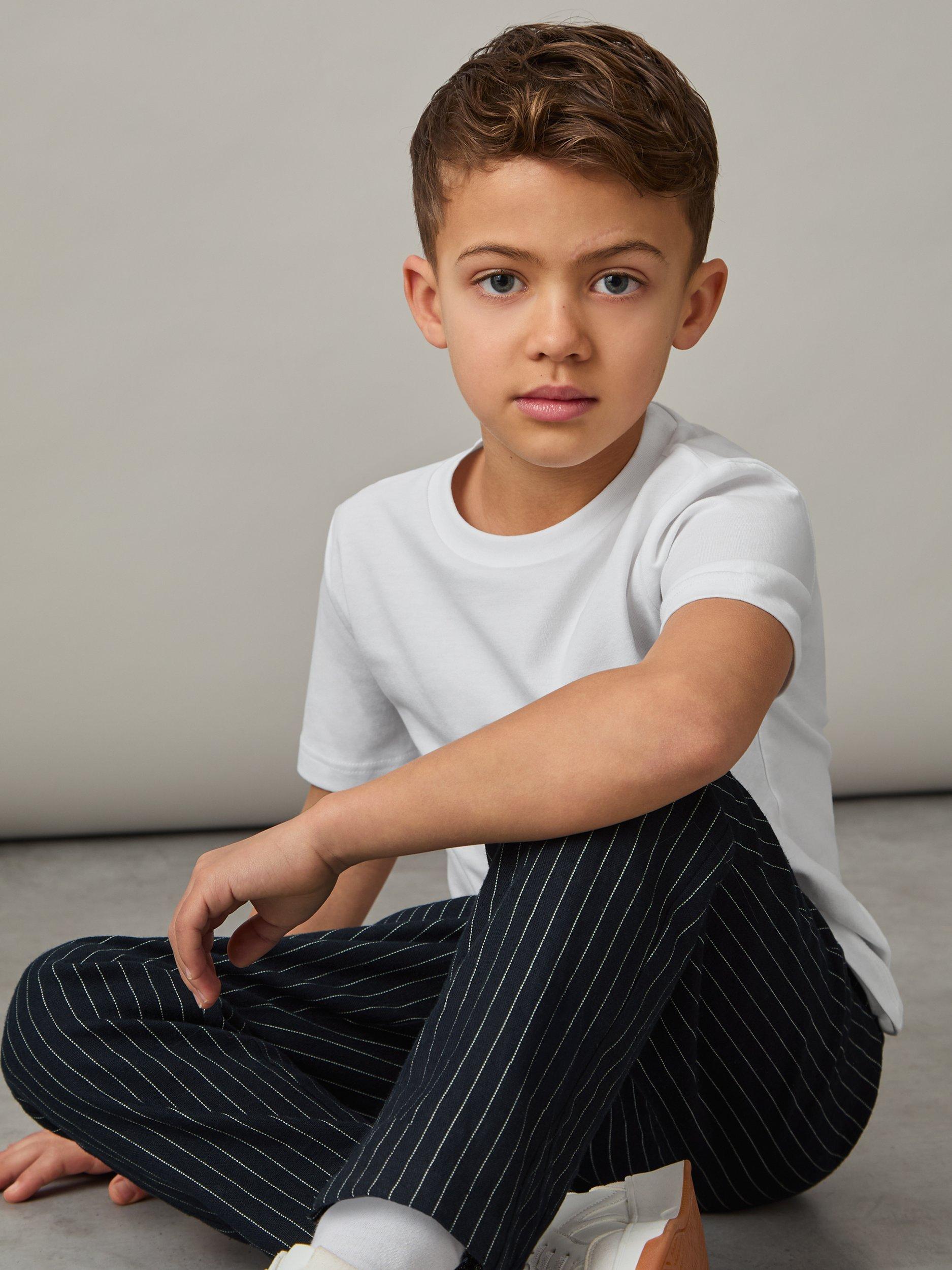 Product image 3 of 4, which shows Reiss Kids' Honor T-Shirts, Pack of 3, White, 13-14 years