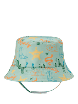 Small Stuff Kids' Reversible Sun Hat, Blue, 