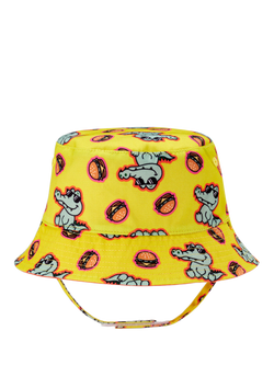 Small Stuff Kids' Reversible Sun Hat, Yellow, 