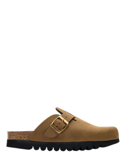 V.GAN Vegan Taro Footbed Mules, Brown