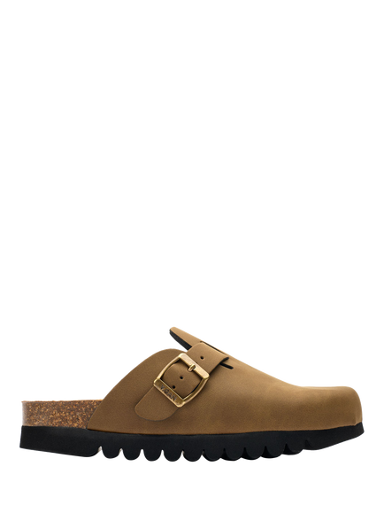 V.GAN Vegan Taro Footbed Mules, Brown