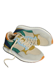 HOFF Singapore Suede Blend Lace Up Trainers, Beige/Multi
