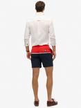 Superdry Nautical Logo 17" Swim Shorts, Navy/Multi