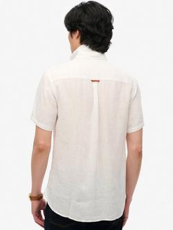 Superdry Embroidered Vacation Linen Shirt - view 2, Optic