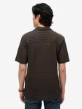 Superdry Knitted Texture Shirt, Carbon Black