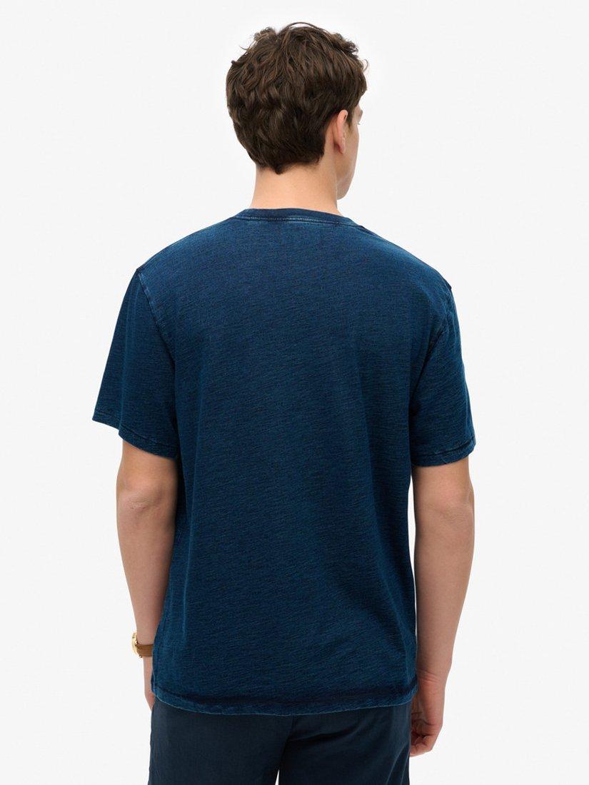 Product image 2 of 4, which shows Superdry Vintage Biker Loose T-Shirt, Indigo, S
