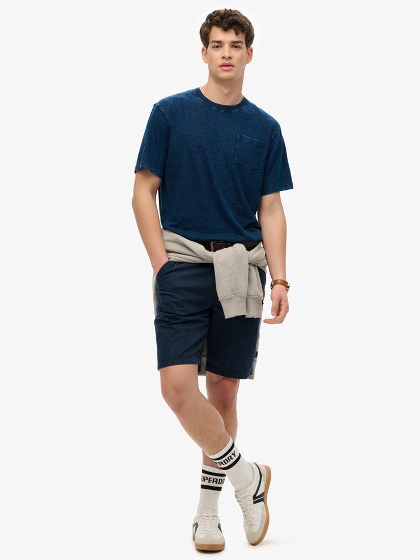 Product image 3 of 4, which shows Superdry Vintage Biker Loose T-Shirt, Indigo, S