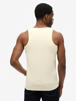 Superdry Vintage Logo Cali Vest Top - view 2, Off White