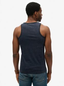 Superdry Vintage Logo Cali Vest Top - view 2, Eclipse Navy