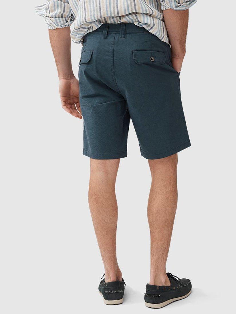Product image 3 of 5, which shows Rodd & Gunn The Gunn Stretch Cotton 9" Bermuda Shorts, Bluestone, 28