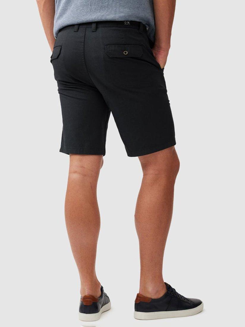 Product image 3 of 5, which shows Rodd & Gunn The Gunn Stretch Cotton 9" Bermuda Shorts, Coal, 28