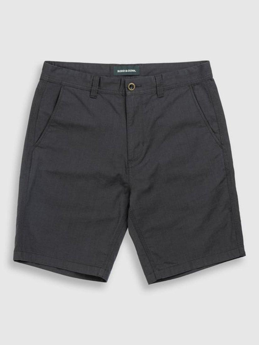 Product image 4 of 5, which shows Rodd & Gunn The Gunn Stretch Cotton 9" Bermuda Shorts, Coal, 28