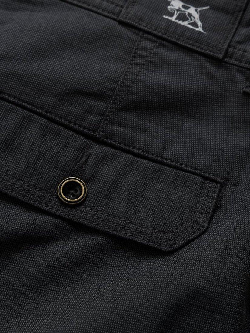 Product image 5 of 5, which shows Rodd & Gunn The Gunn Stretch Cotton 9" Bermuda Shorts, Coal, 28