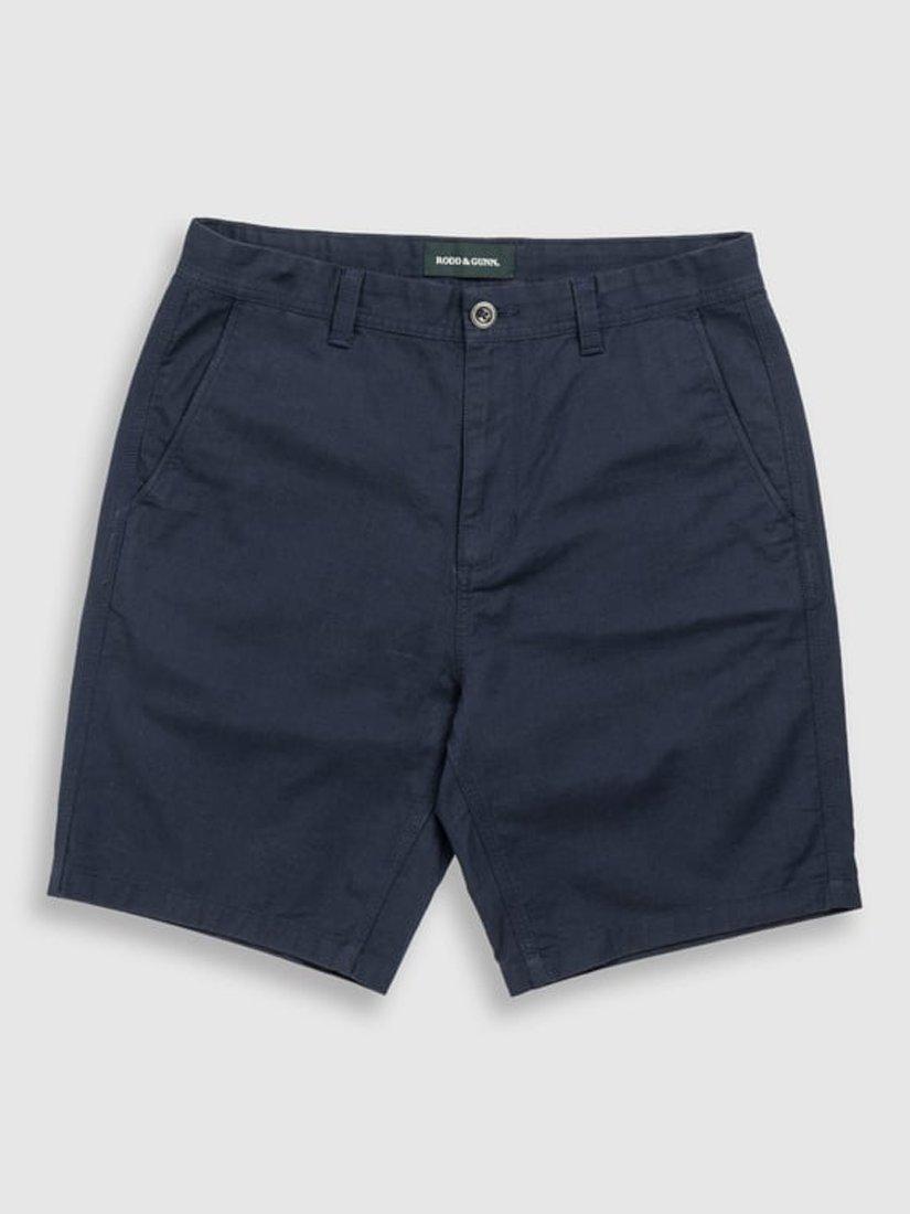 Product image 4 of 5, which shows Rodd & Gunn The Gunn Stretch Cotton 9" Bermuda Shorts, Midnight, 28
