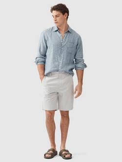 Rodd & Gunn The Gunn Stretch Cotton 9" Bermuda Shorts - view 2, Oatmeal