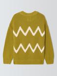 John Lewis Kids' Crew Neck Wiggle Jumper, Yellow