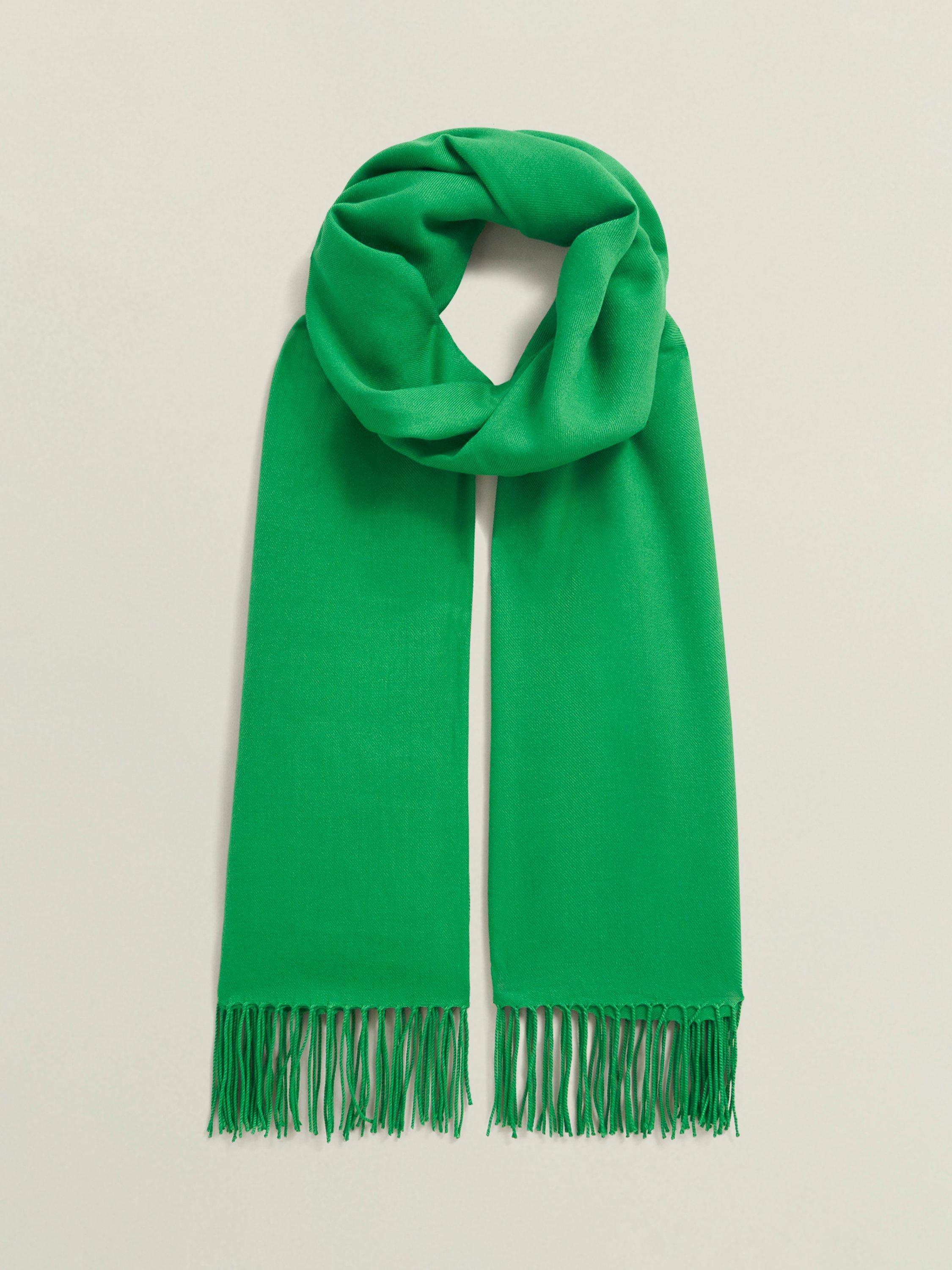 Product image 1 of 3, which shows Hobbs Matilda Scarf, Cilantro Green