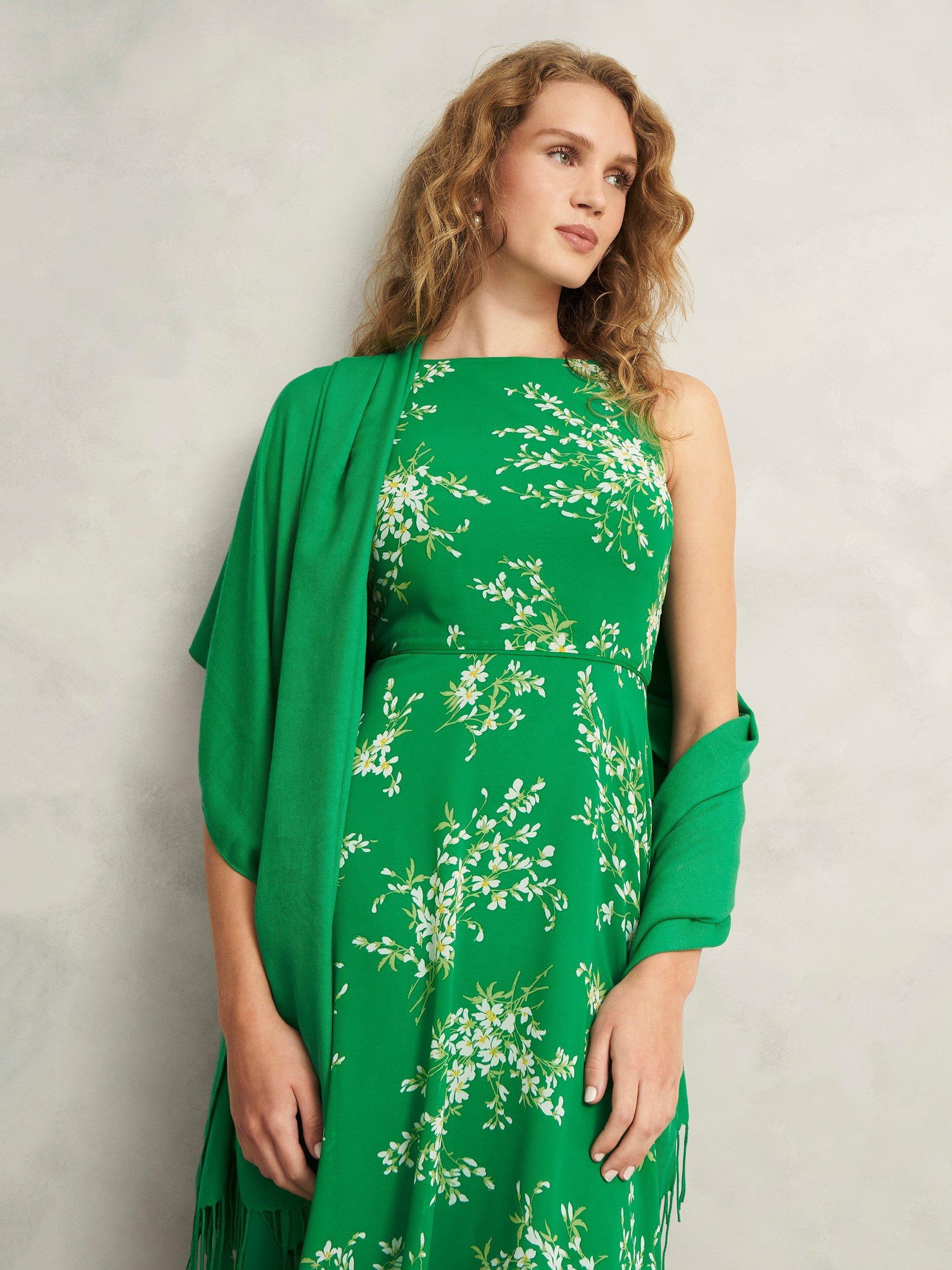 Product image 3 of 3, which shows Hobbs Matilda Scarf, Cilantro Green