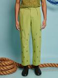 Sister Jane Albert Beaded Tapered Trousers, Green