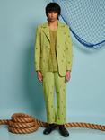Sister Jane Albert Beaded Tapered Trousers, Green