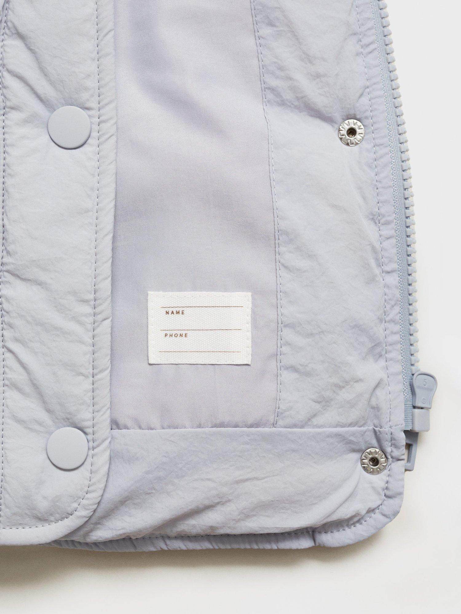 Product image 5 of 6, which shows Mango Kids' Andy Quilted Gilet, Blue, 11-12 years