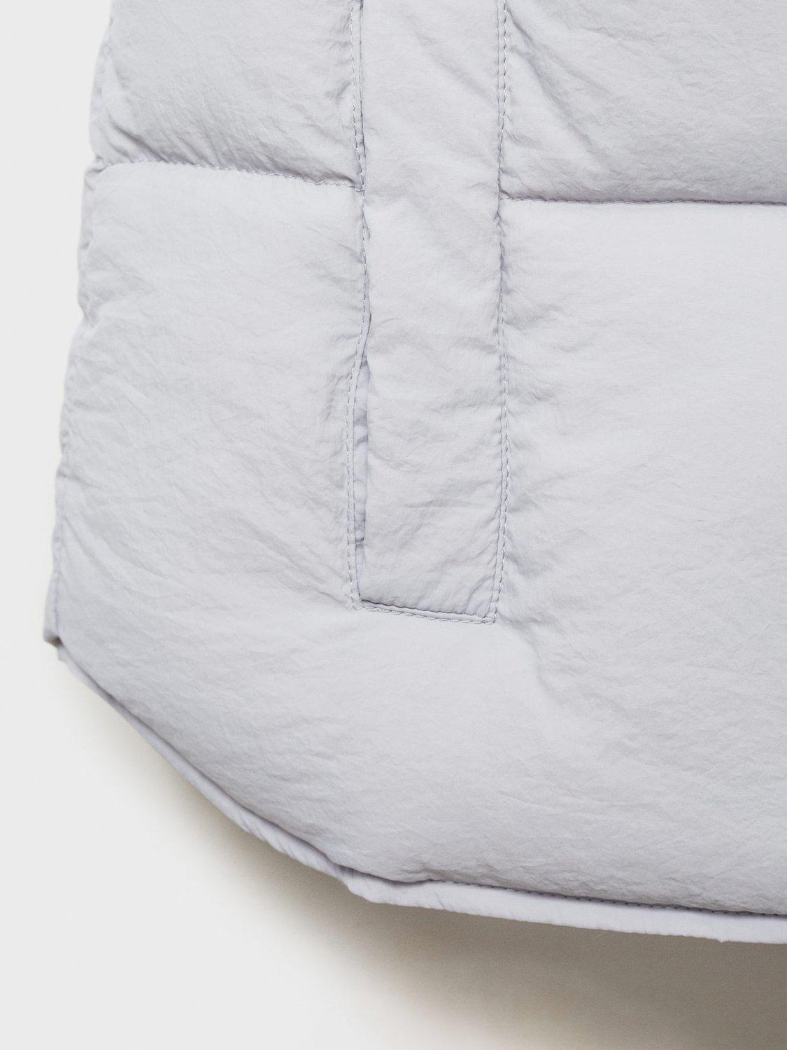 Product image 6 of 6, which shows Mango Kids' Andy Quilted Gilet, Blue, 11-12 years