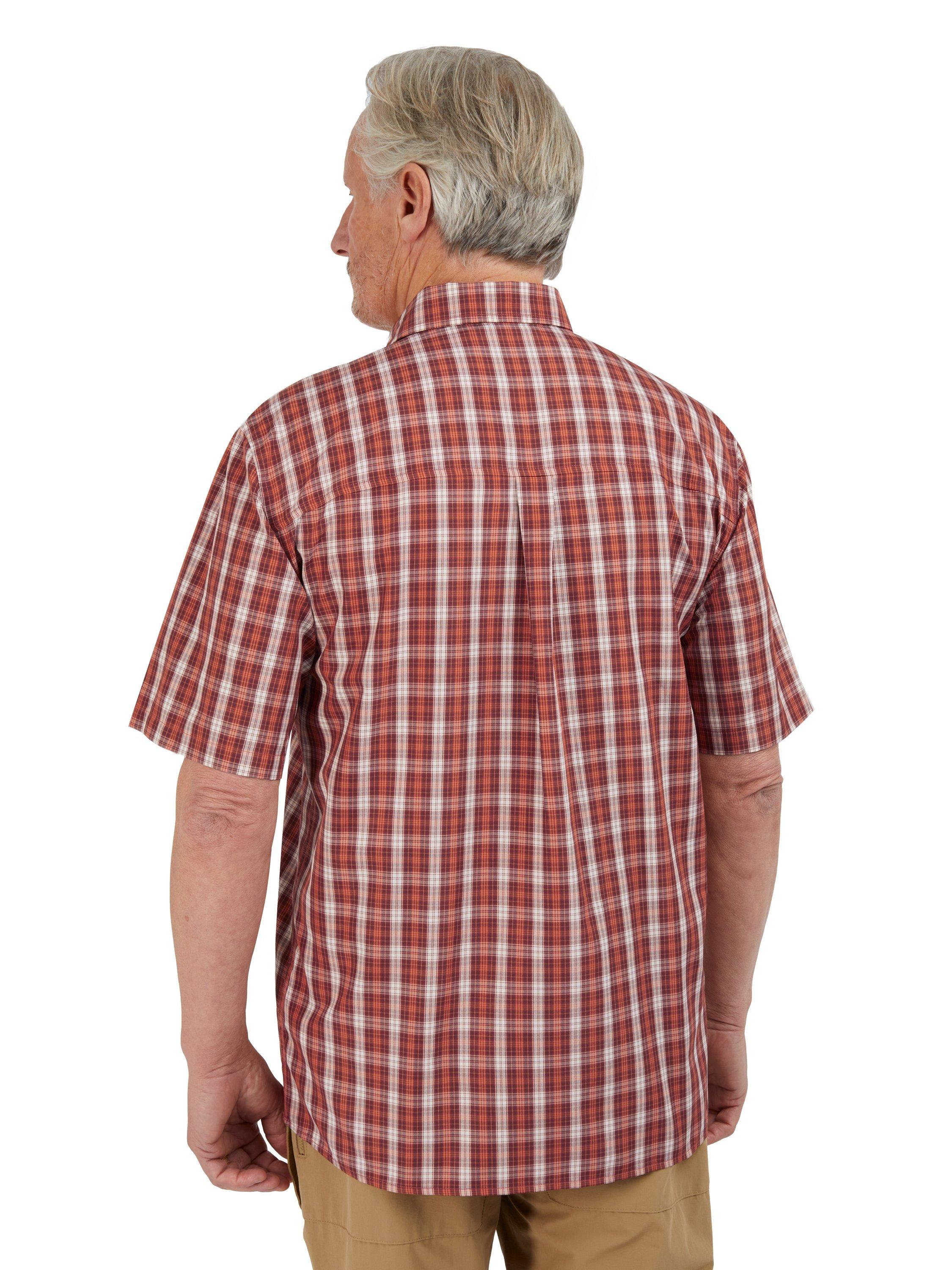 Product image 2 of 6, which shows Rohan Men's Coast Short Sleeve Shirt, Dusk Orange, S
