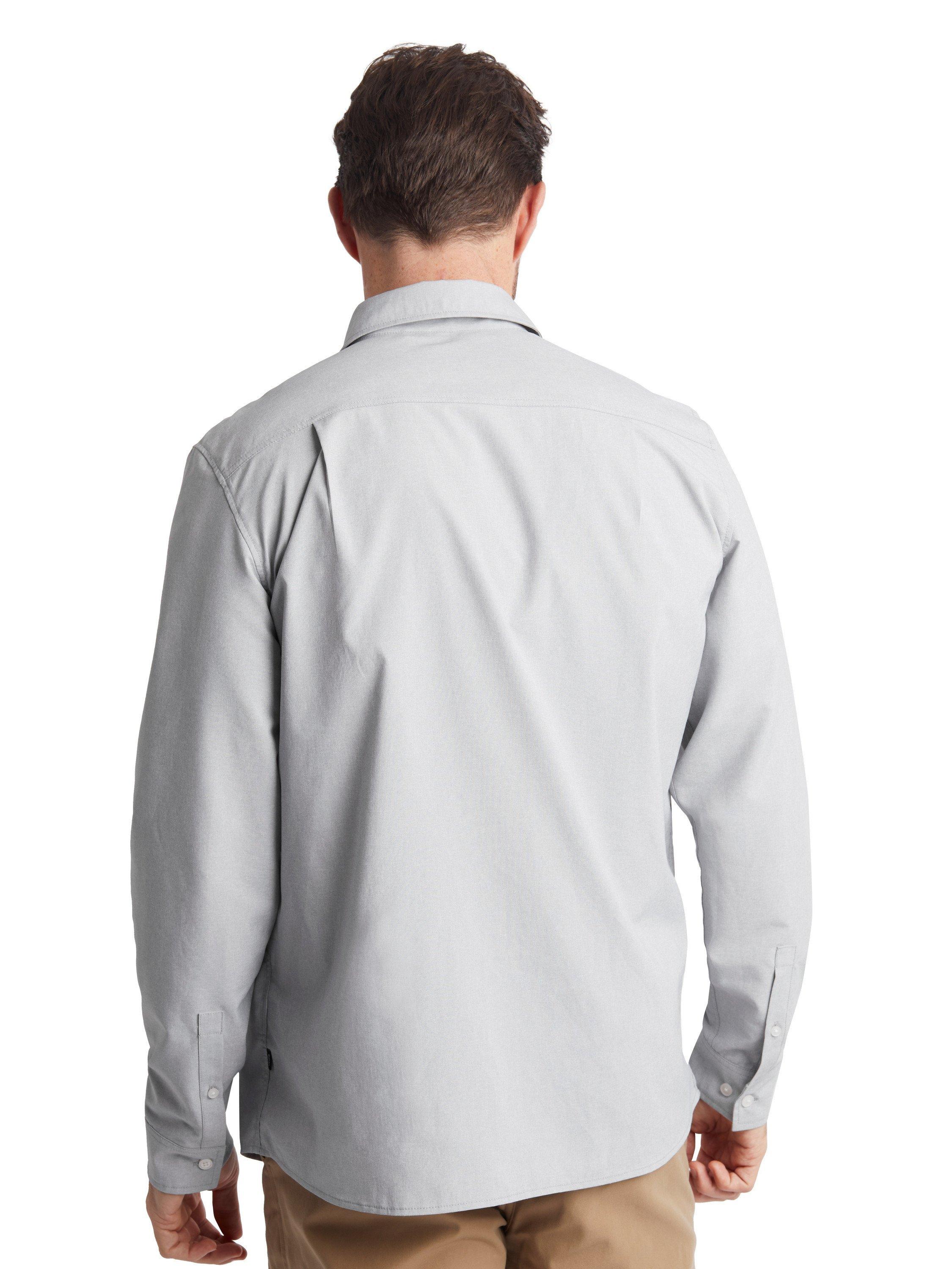 Product image 2 of 5, which shows Rohan Men's Finchley Shirt, Haze Grey Oxford, S