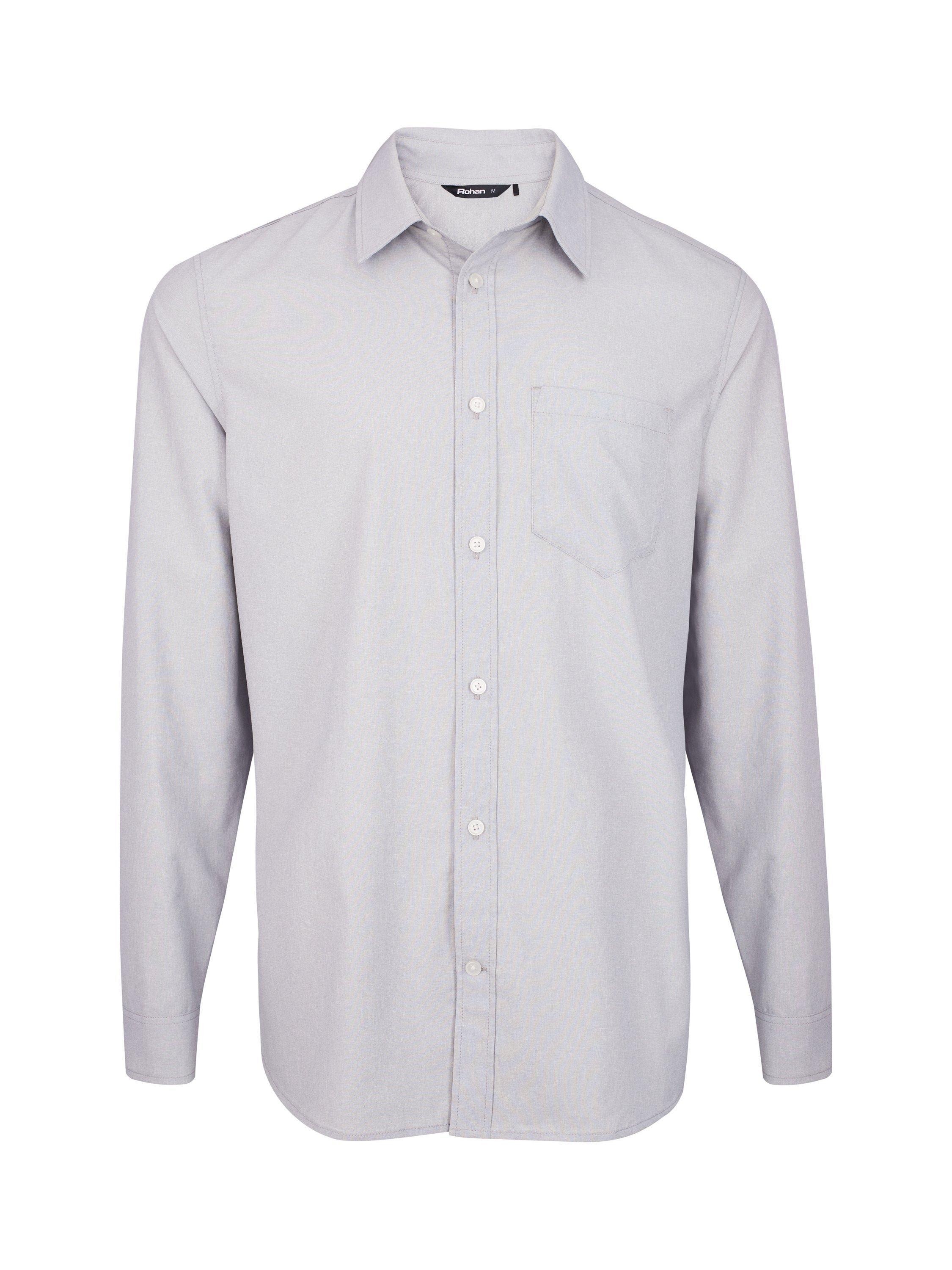 Product image 3 of 5, which shows Rohan Men's Finchley Shirt, Haze Grey Oxford, S