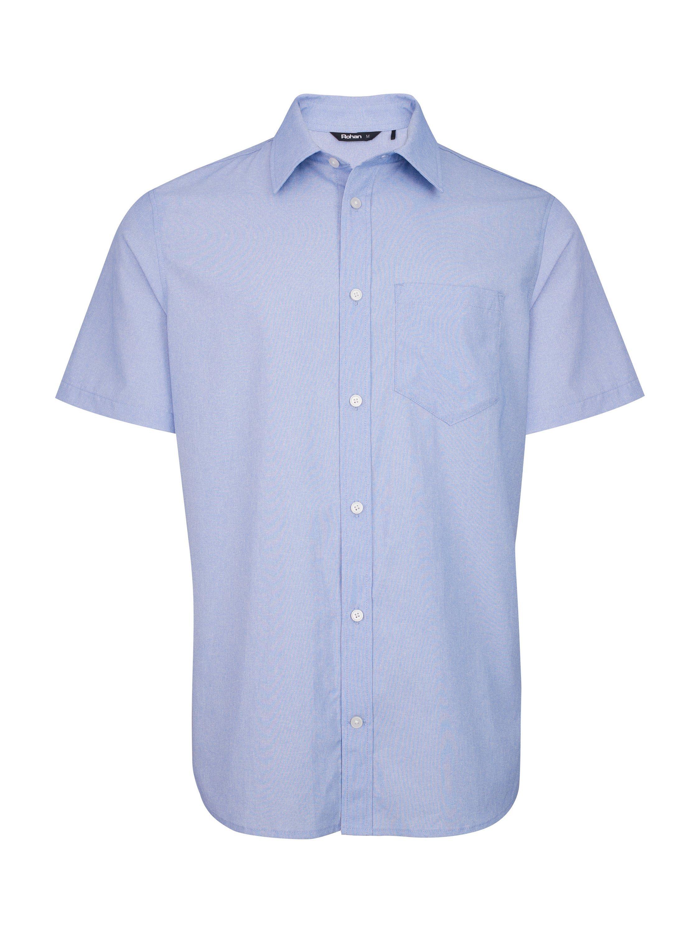 Product image 3 of 6, which shows Rohan Men's Finchley Shirt, Ridge Blue Oxford, S