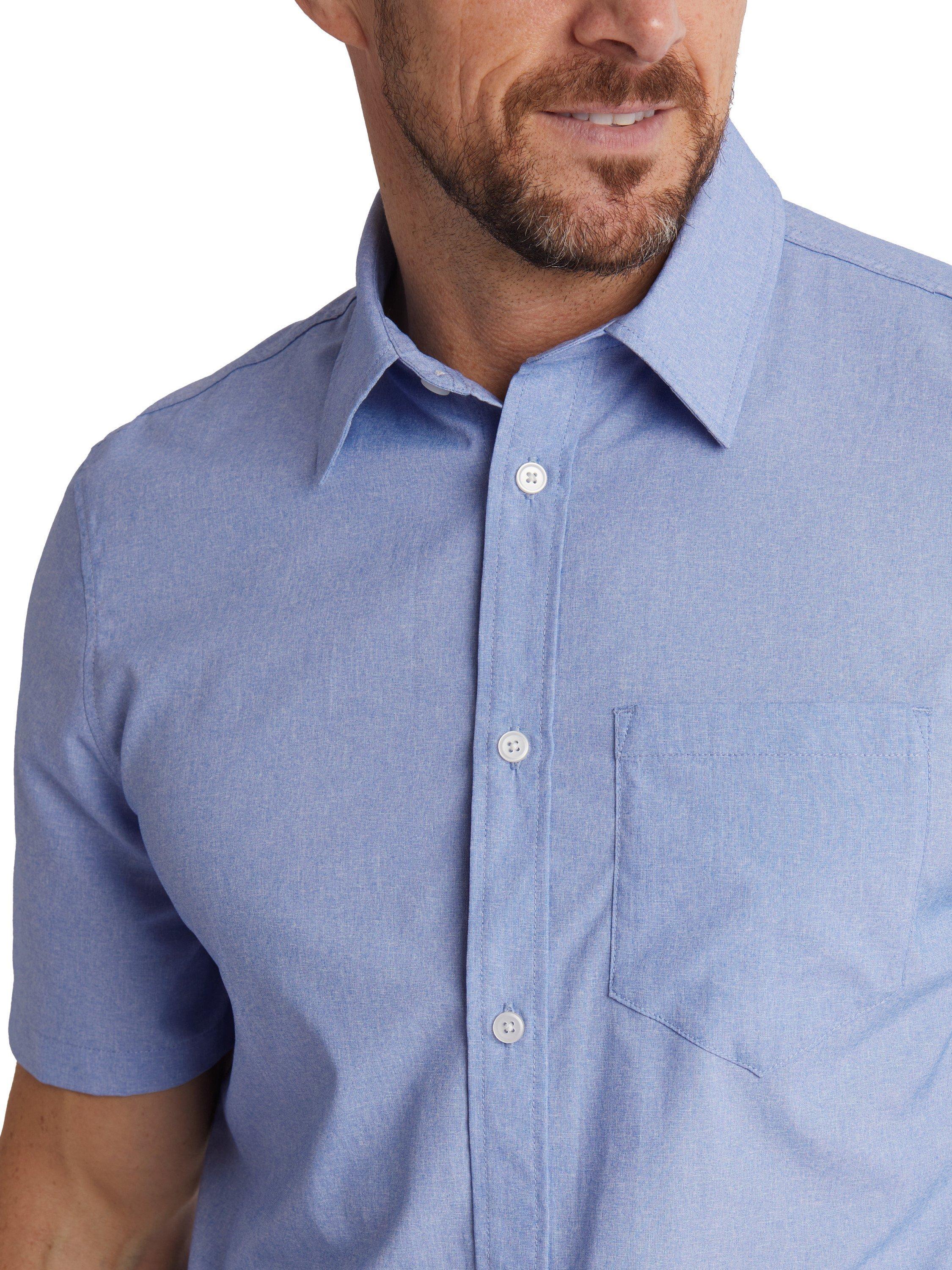 Product image 5 of 6, which shows Rohan Men's Finchley Shirt, Ridge Blue Oxford, S