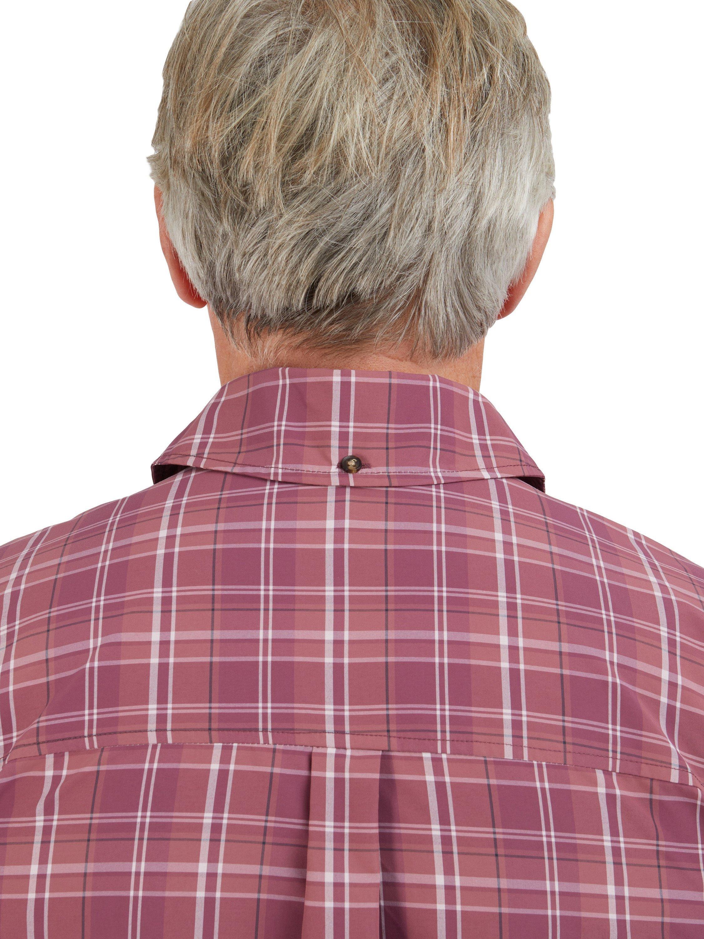 Product image 8 of 10, which shows Rohan Men's Pennine Long Sleeve Shirt, Grape Purple Check, S