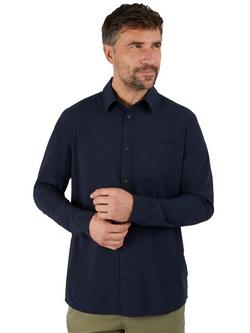 Rohan Men's Dalston Long Sleeve Shirt, True Navy, True Navy