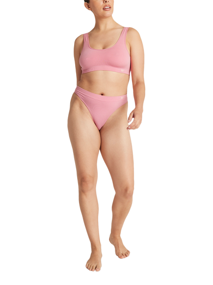 Nudea Seamless TENCEL™ Thong, Rose Pink
