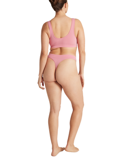 Nudea Seamless TENCEL™ Thong - view 2, Rose Pink