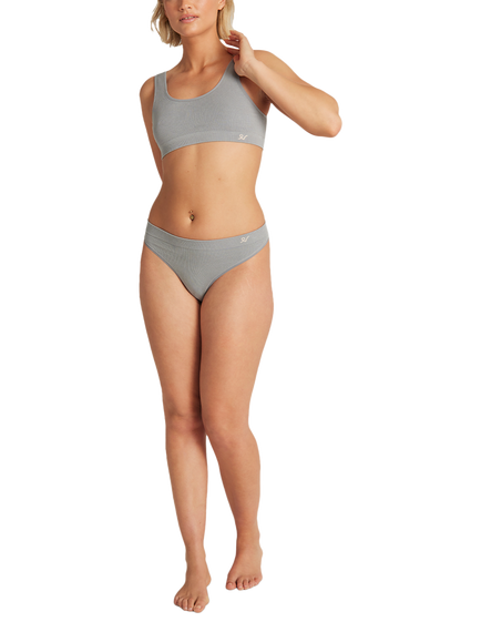 Nudea Seamless TENCEL™ Thong, Storm Grey
