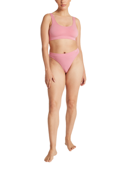 Nudea Seamless Crop Top Bralette, Rose Pink, Rose Pink