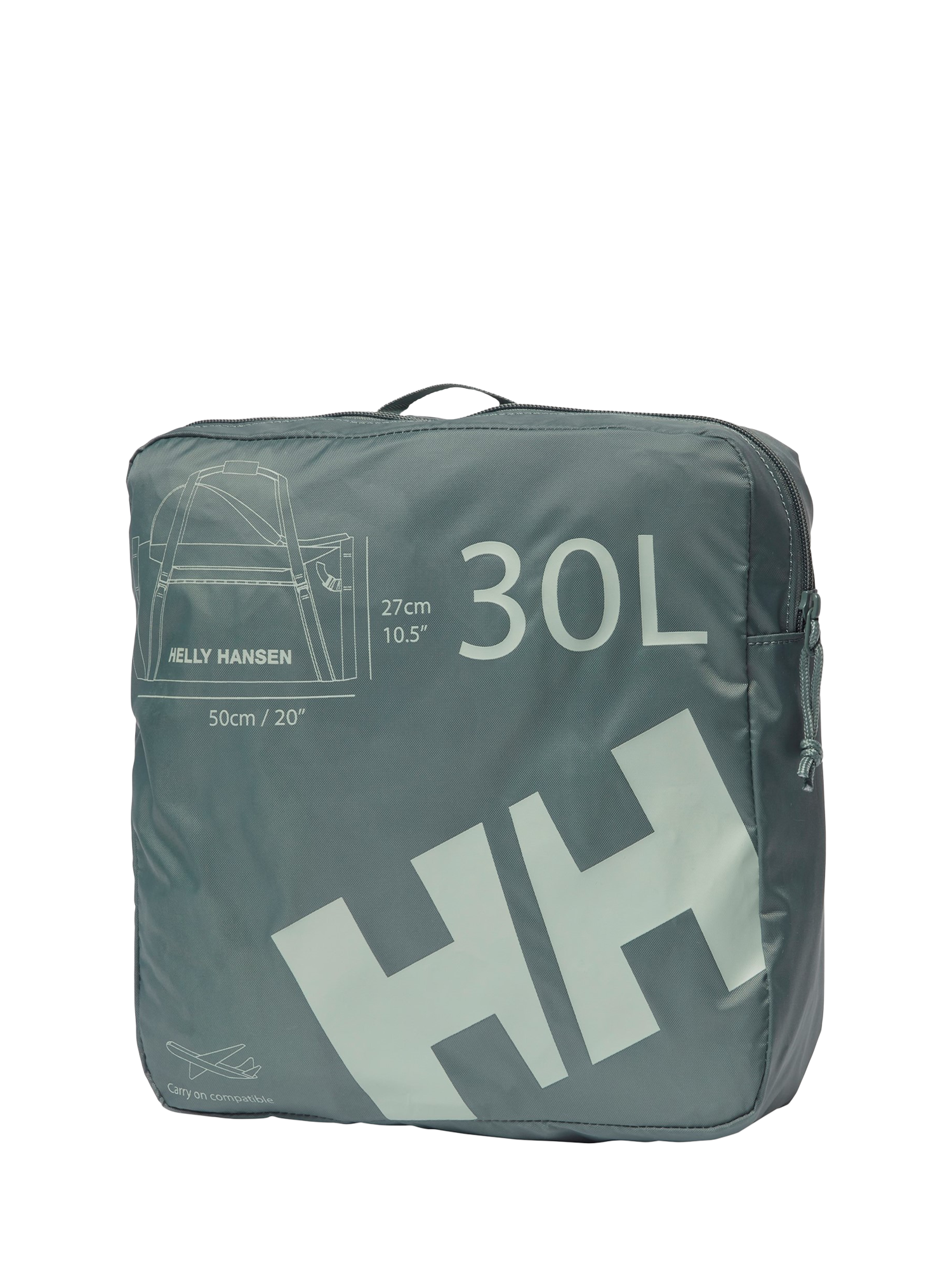 Product image 3 of 4, which shows Helly Hansen 30L Duffel Bag, Grey Cactus