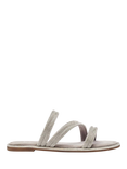 Moda in Pelle Lilyvalley Embellsihed Strappy Flat Sandals, Silver