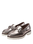 Moda in Pelle Emori Leather Snaffle Trim Loafers