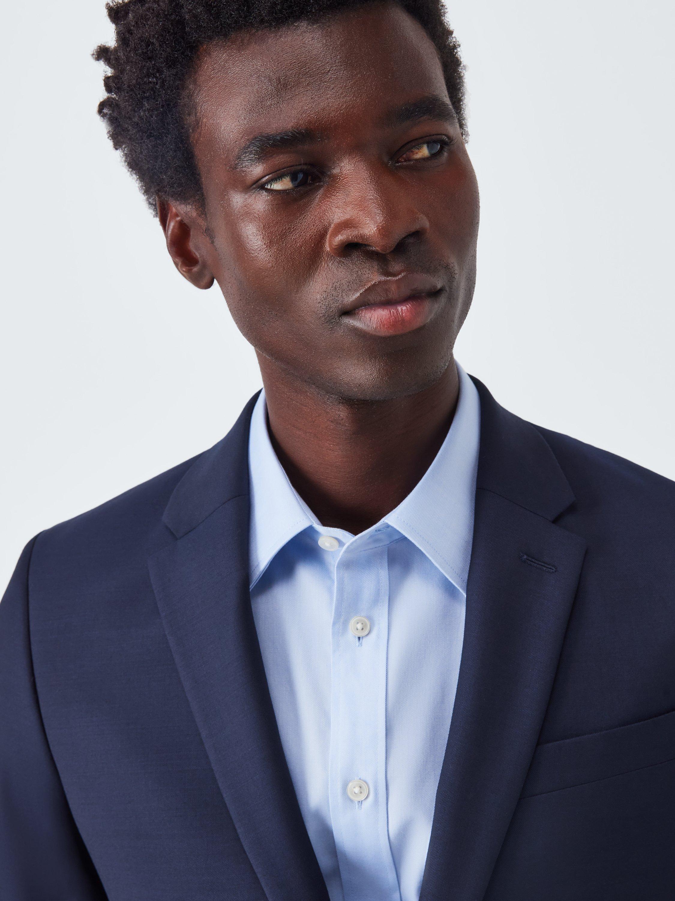 Product image 5 of 7, which shows John Lewis Slim Fit Pure Wool Blend Suit Jacket, Navy, 36S