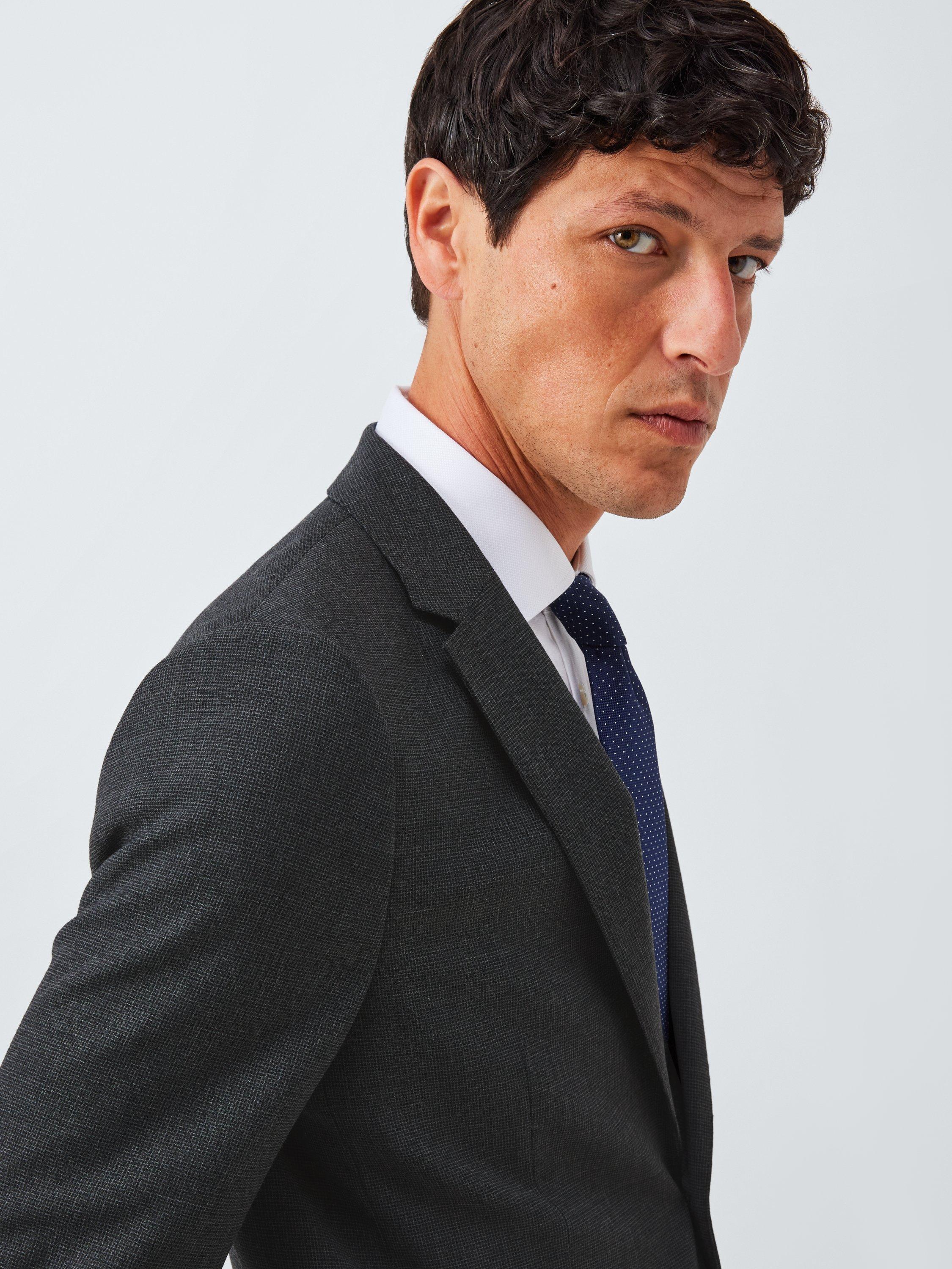 Product image 5 of 7, which shows John Lewis Single Breasted Slim Fit Wool Blend Suit Jacket, Charcoal, 36S