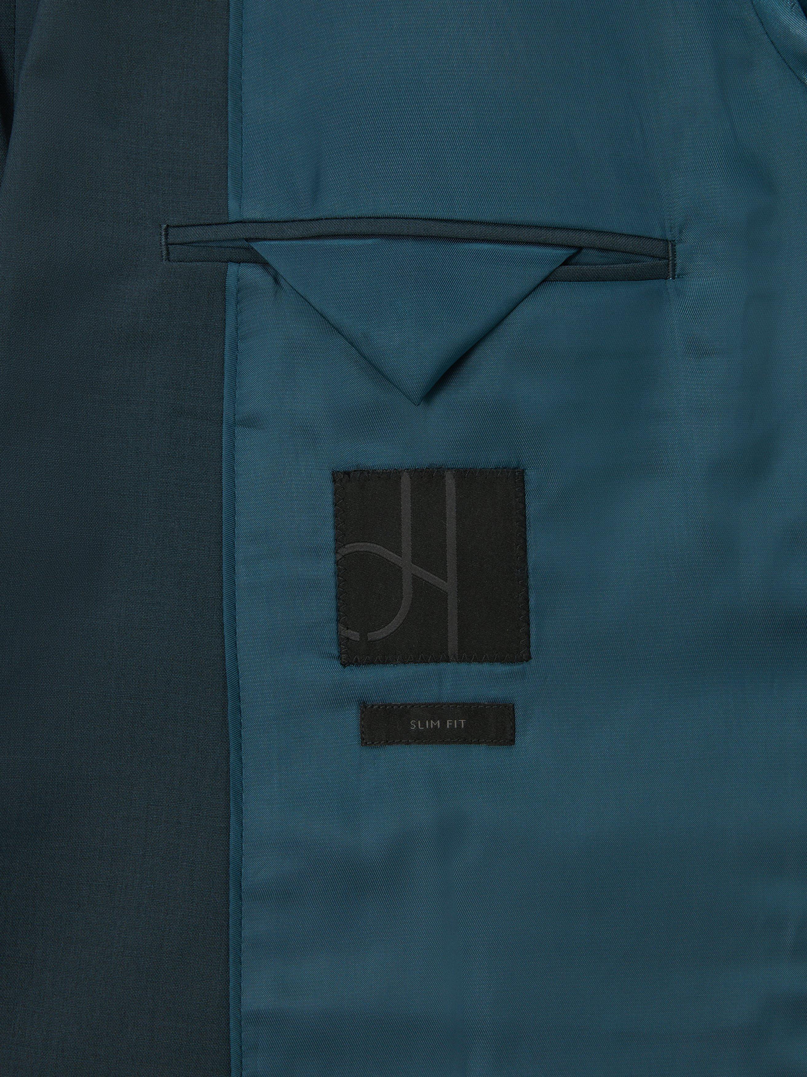 Product image 7 of 7, which shows John Lewis Single Breasted Slim Fit Wool Blend Suit Jacket, Teal, 36S