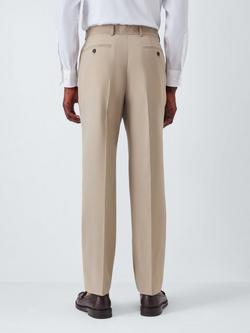 John Lewis Slim Fit Wool Blend Suit Trousers - view 2, Beige