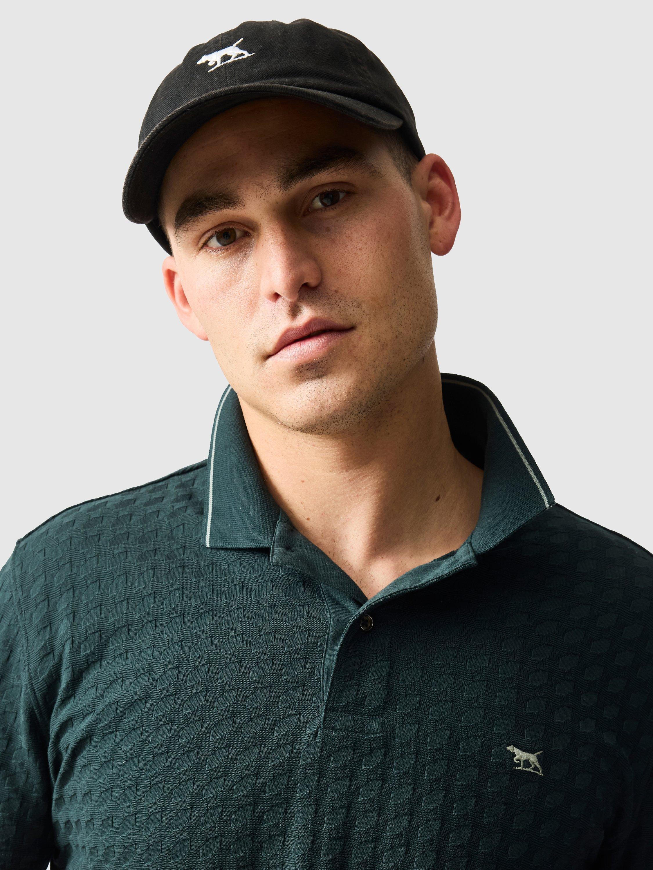 Product image 4 of 6, which shows Rodd & Gunn Glen Albyn Premium Cotton Slim Fit Short Sleeve Polo Shirt, Forest, S