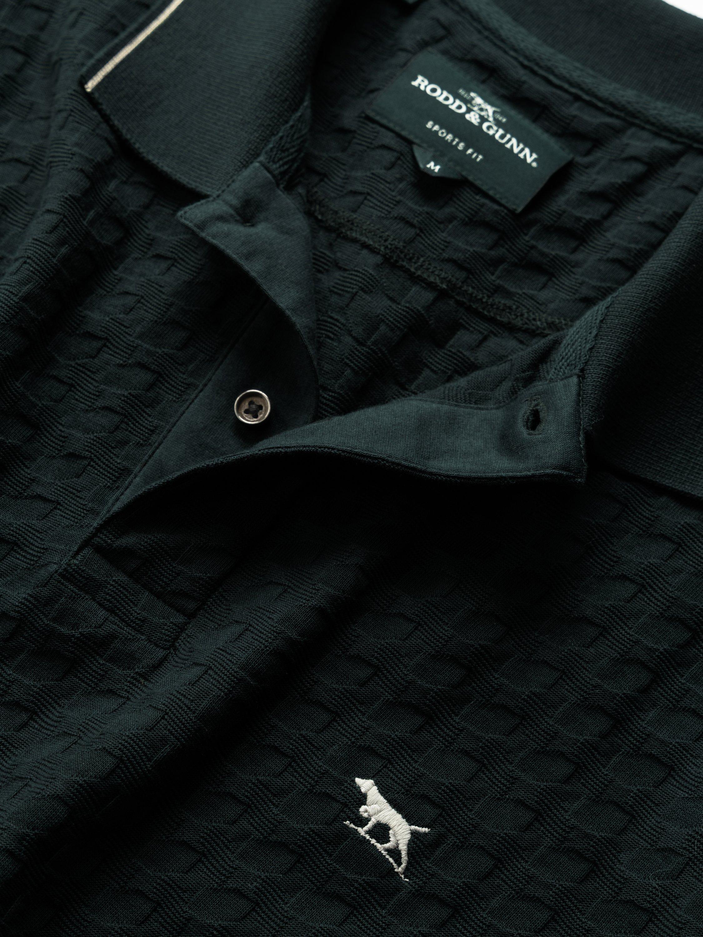 Product image 6 of 6, which shows Rodd & Gunn Glen Albyn Premium Cotton Slim Fit Short Sleeve Polo Shirt, Forest, S