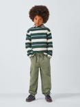 John Lewis Kids' Ribstop Cargo Trousers, Olive